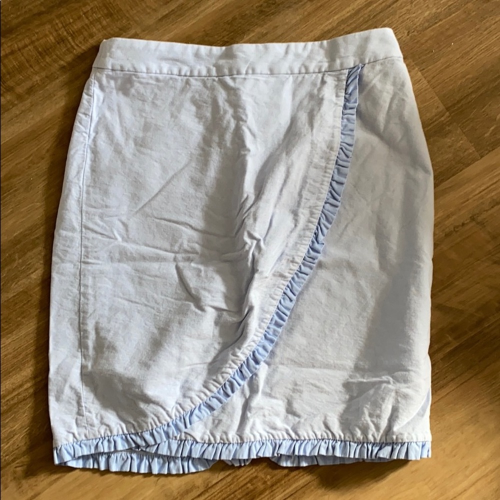 J. Crew Ruffle Pencil Skirt